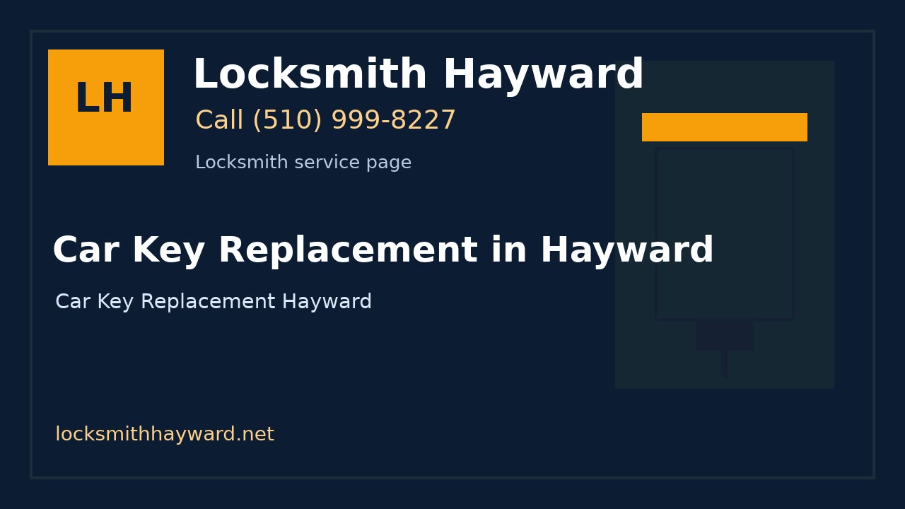 Car Key Replacement in Hayward | Locksmith Hayward image for Locksmith Hayward