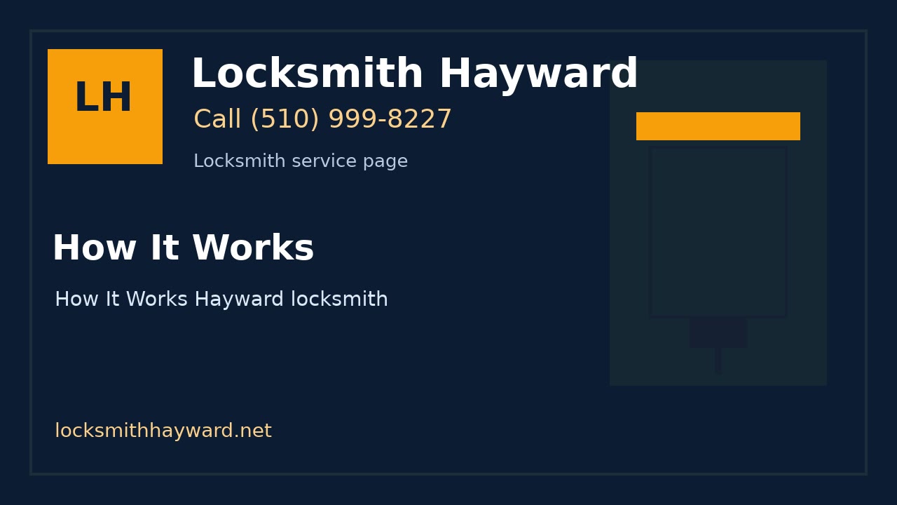 How It Works | Locksmith Hayward image for Locksmith Hayward